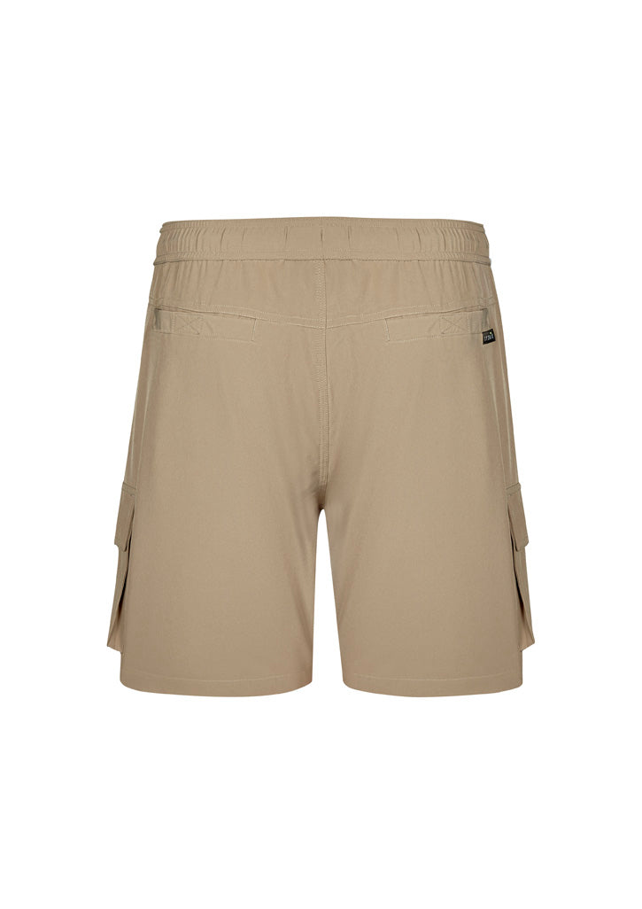 Mens Streetworx Board Short Khaki back view