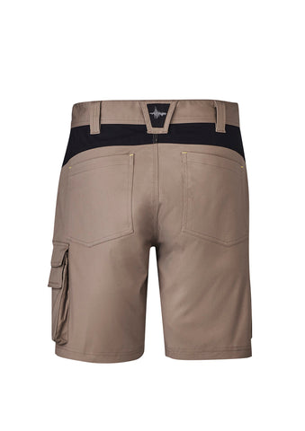 Mens Streetworx Tough Short Khaki back view