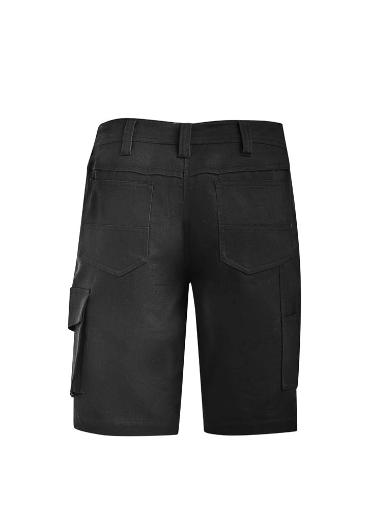 Womens Rugged Cooling Vented Short Black back view