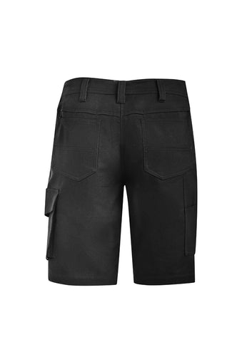 Womens Rugged Cooling Vented Short Black back view