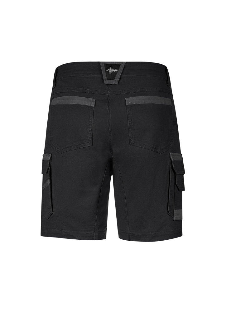 Mens Streetworx Heritage Short Black back view