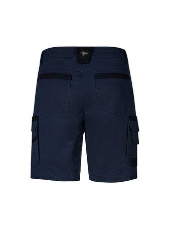 Mens Streetworx Heritage Short Navy back view