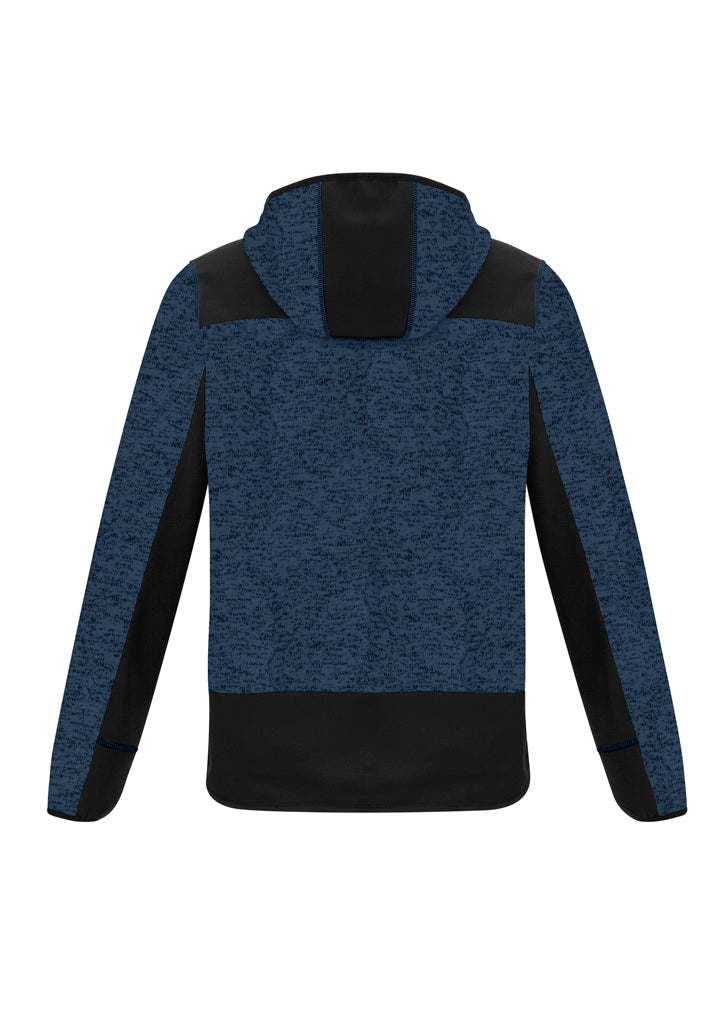 Unisex Streetworx Reinforced Knit Hoodie Navy back view