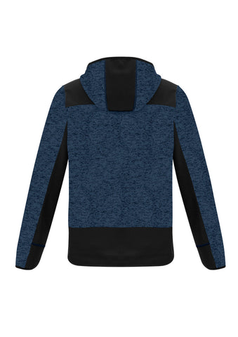 Unisex Streetworx Reinforced Knit Hoodie Navy back view