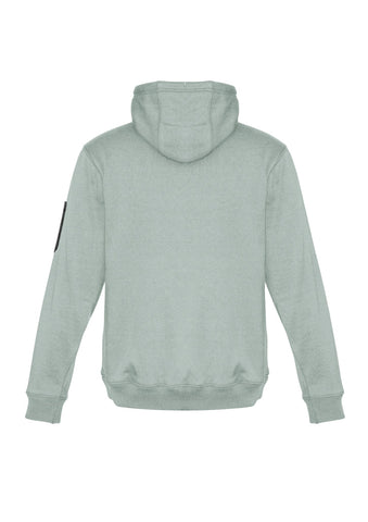Unisex Multi-Pocket Hoodie Slate/Charcoal back view