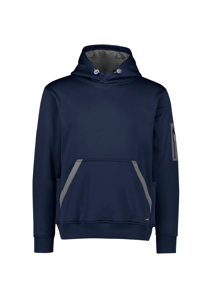 Unisex Water Resistant Hoodie Navy front view