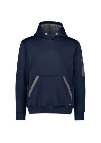 Unisex Water Resistant Hoodie Navy front view