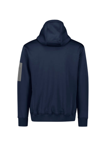 Unisex Water Resistant Hoodie Navy back view