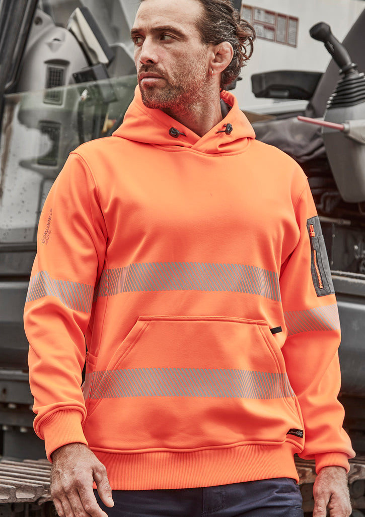 Unisex Streetworx Segmented Tape Water Resistant Hoodie-ZT867-syzmik-1