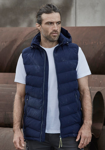 Unisex Streetworx Hooded Puffer Vest-ZV245-syzmik-0