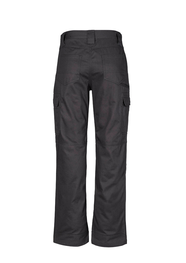 Mens Midweight Drill Cargo Pant (Regular) Charcoal back view