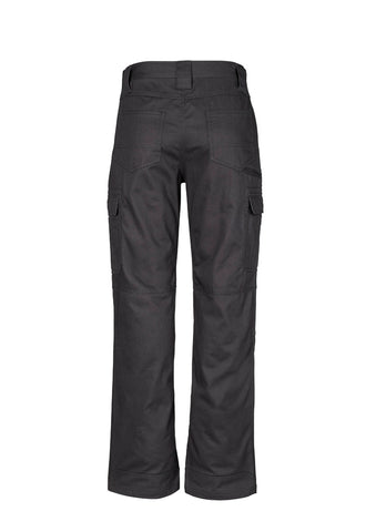Mens Midweight Drill Cargo Pant (Regular) Charcoal back view