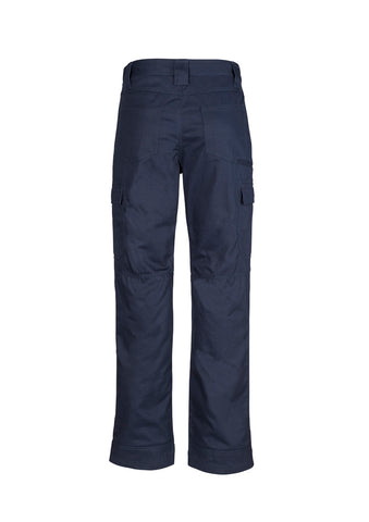 Mens Midweight Drill Cargo Pant (Regular) Navy back view