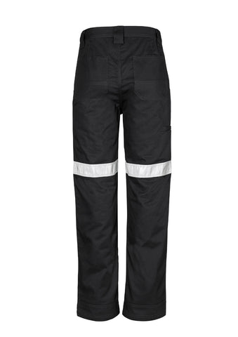 Mens Taped Utility Pant (Regular) Black back view