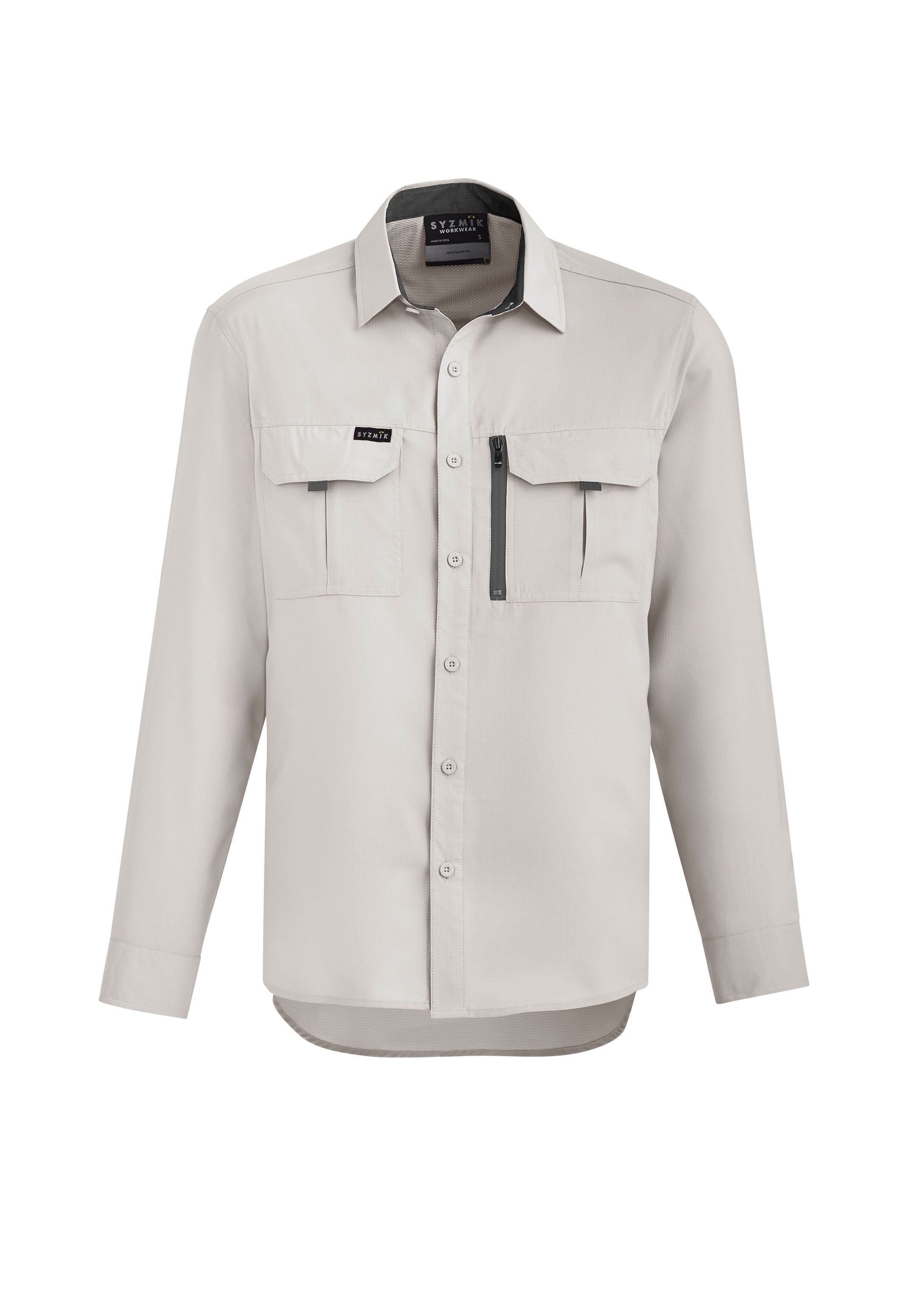 Mens Outdoor Long Sleeve Shirt Natural