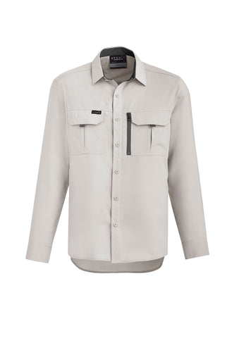 Mens Outdoor Long Sleeve Shirt Natural