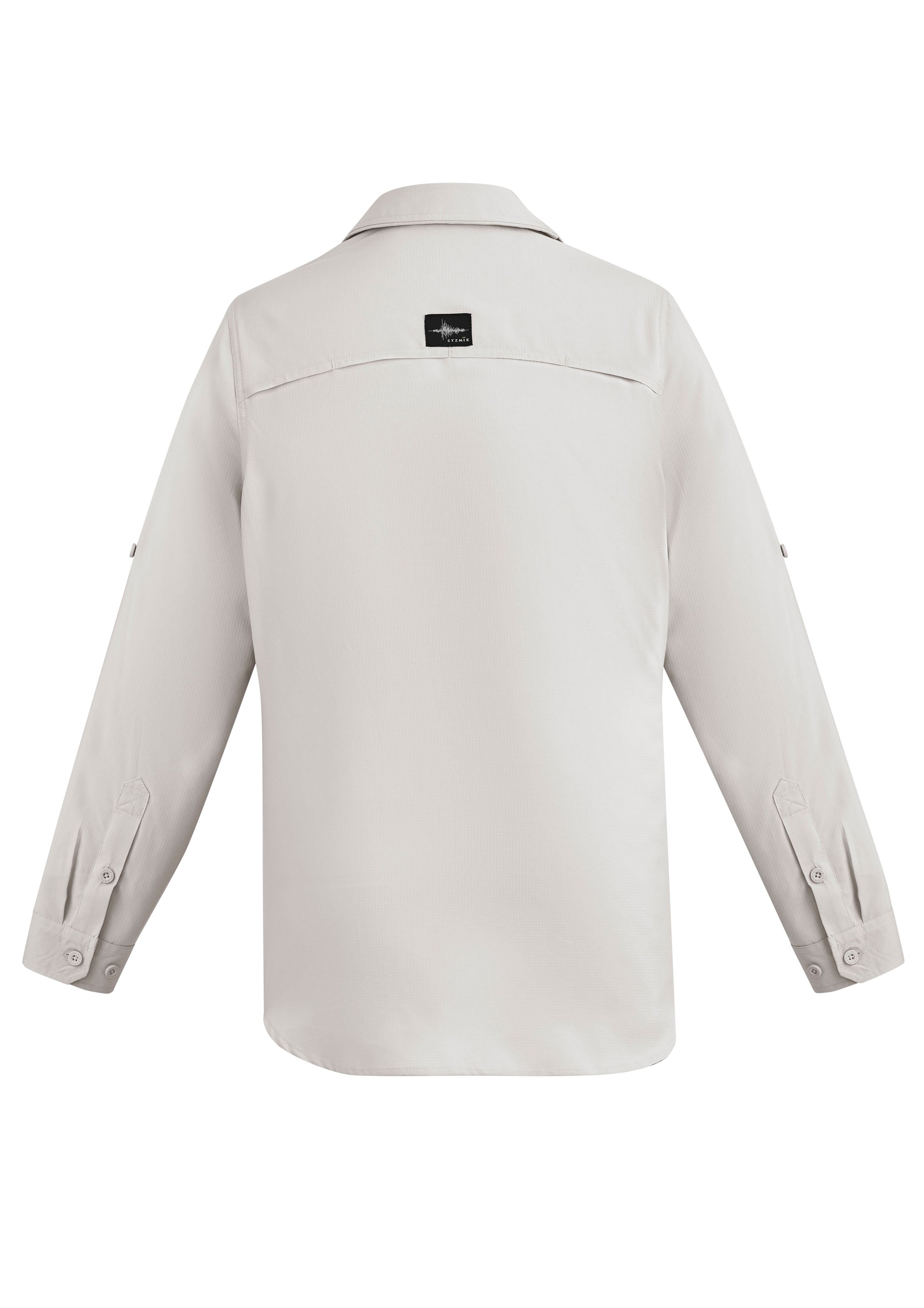 Mens Outdoor Long Sleeve Shirt Natural back view
