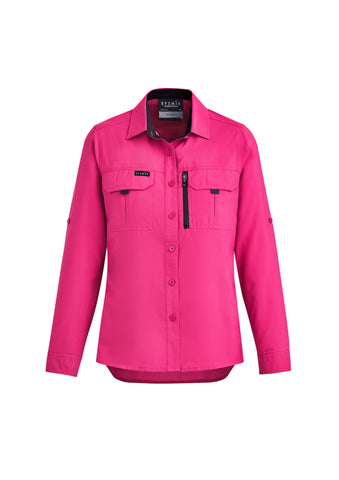 Womens Outdoor Long Sleeve Shirt Pink