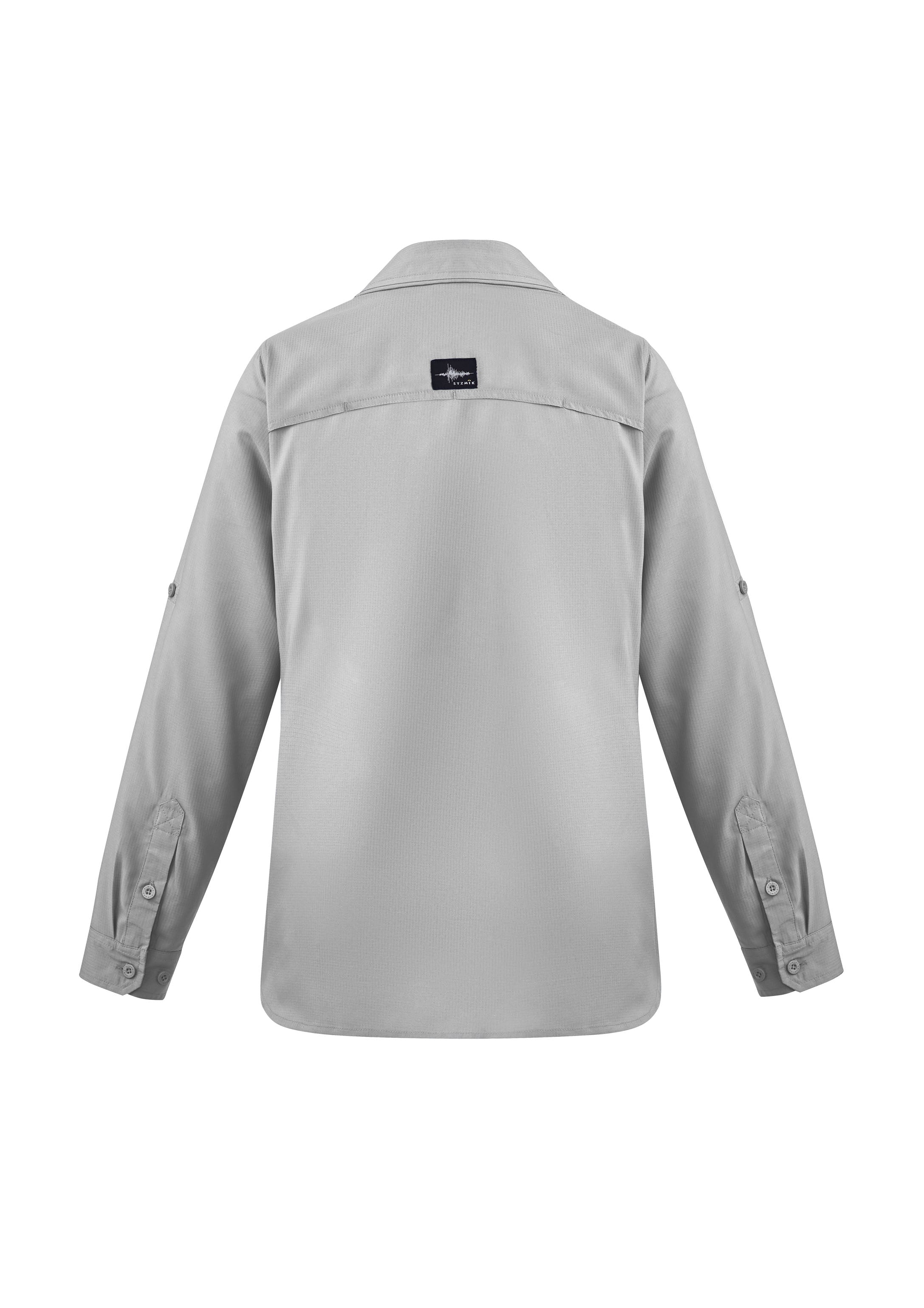 Womens Outdoor Long Sleeve Shirt Stone back view