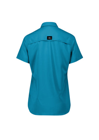 Womens Outdoor Short Sleeve Shirt Diesel back view