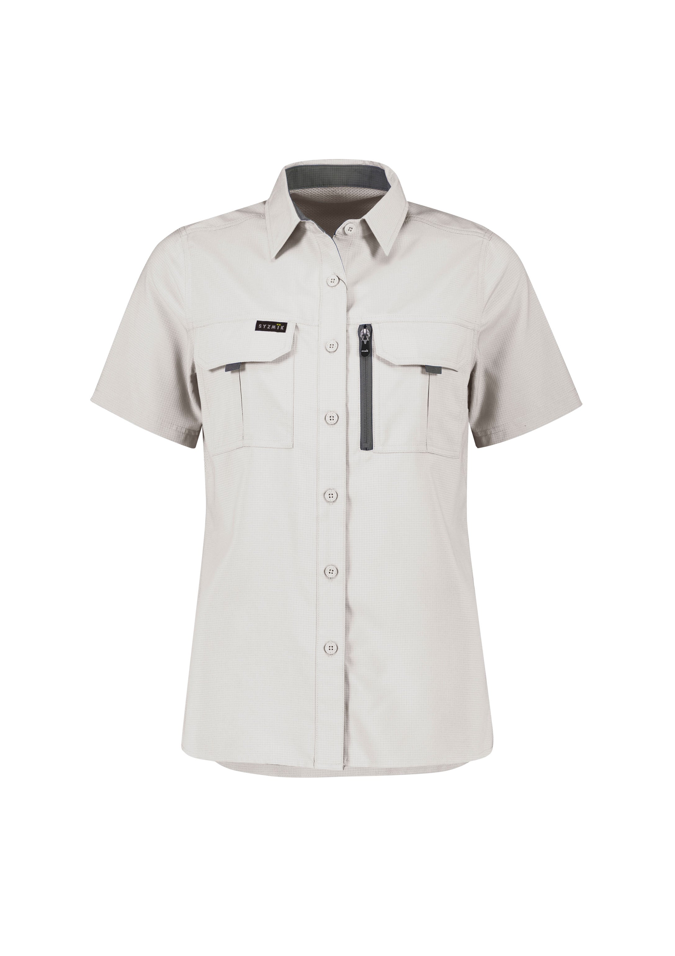 Womens Outdoor Short Sleeve Shirt-ZW765-syzmik-5