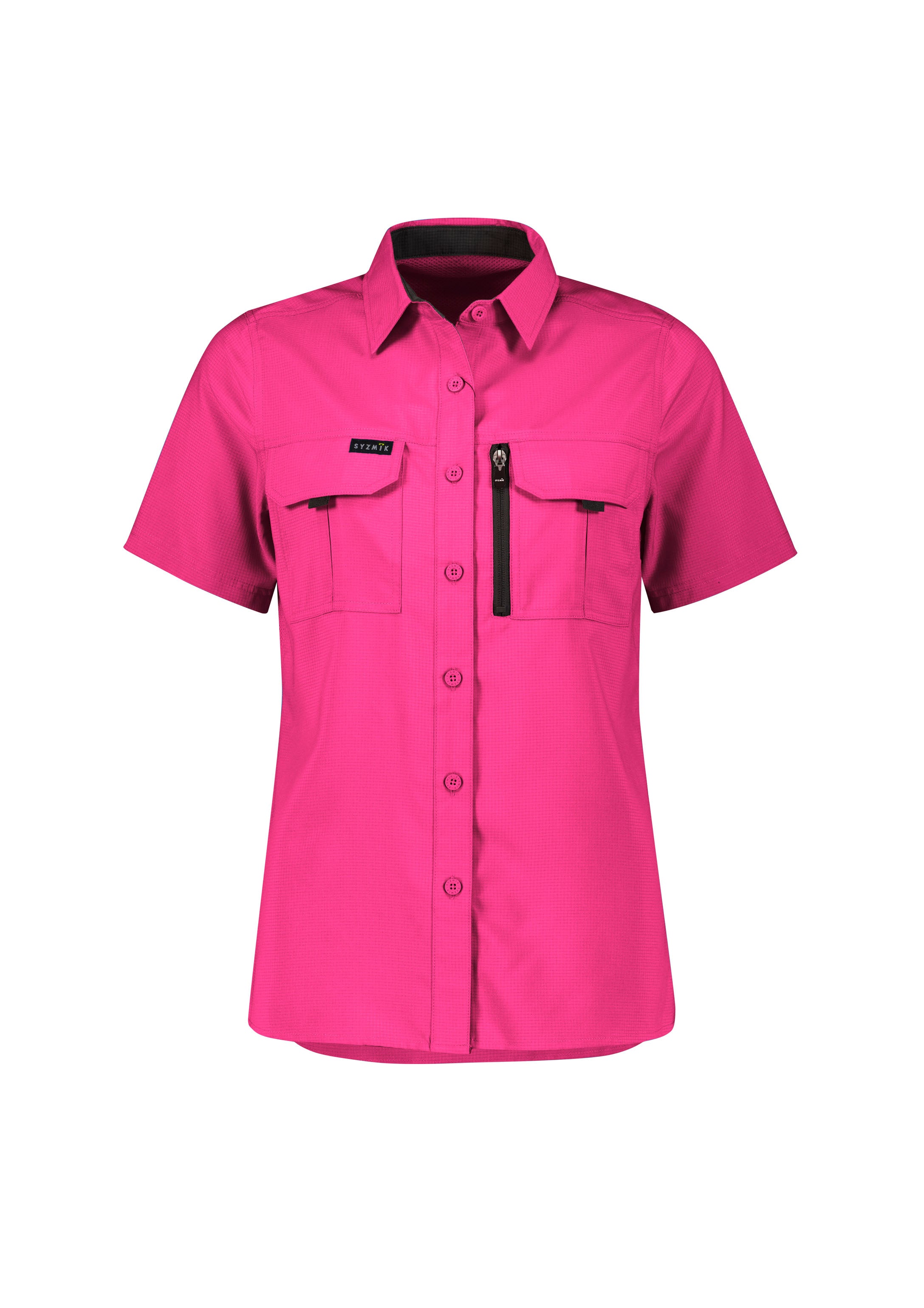 Womens Outdoor Short Sleeve Shirt-ZW765-syzmik-7