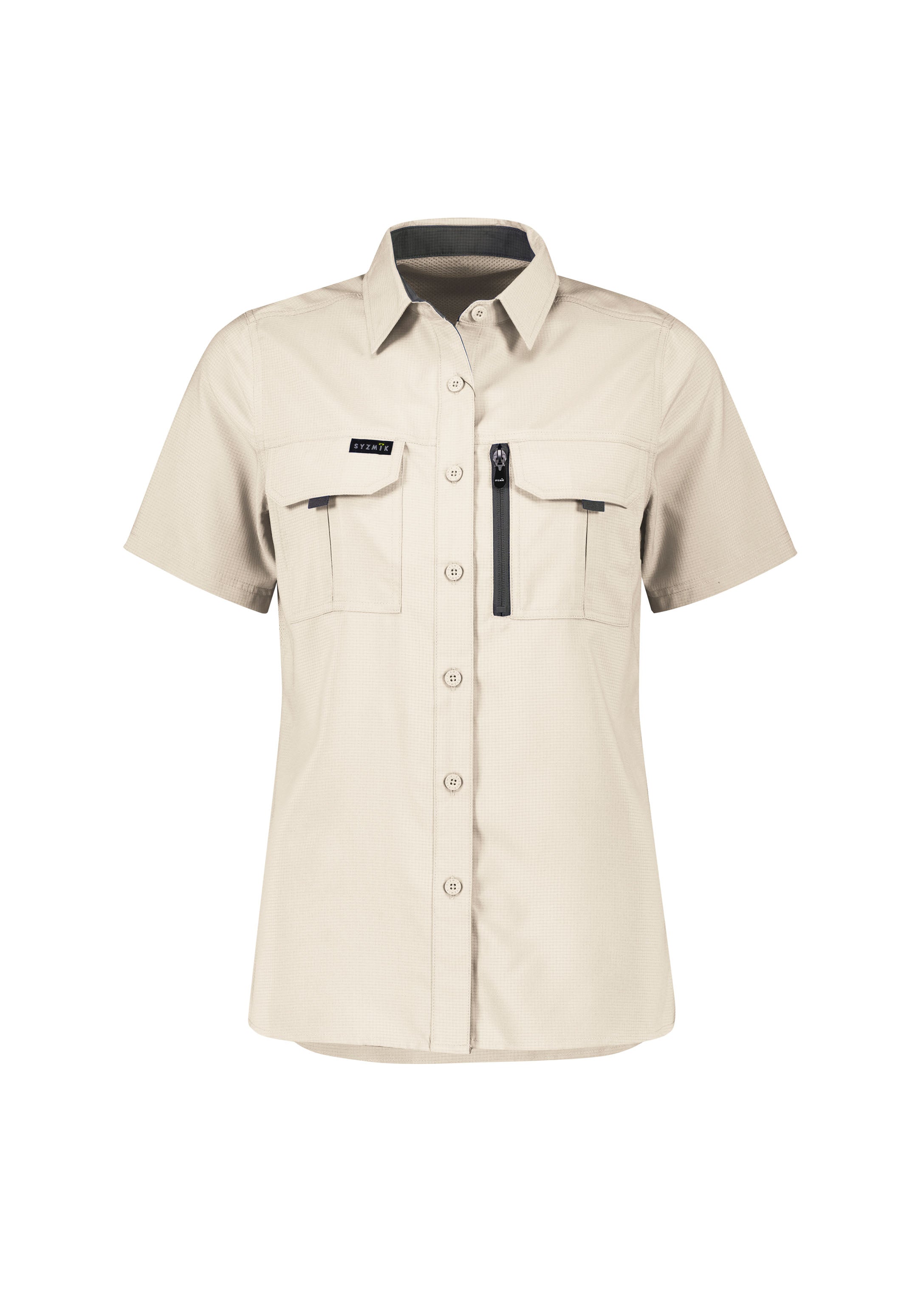 Womens Outdoor Short Sleeve Shirt-ZW765-syzmik-2