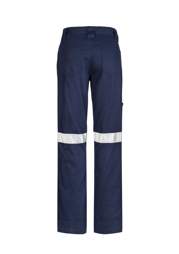 Womens Taped Utility Pant Navy back view