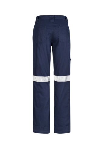 Womens Taped Utility Pant Navy back view