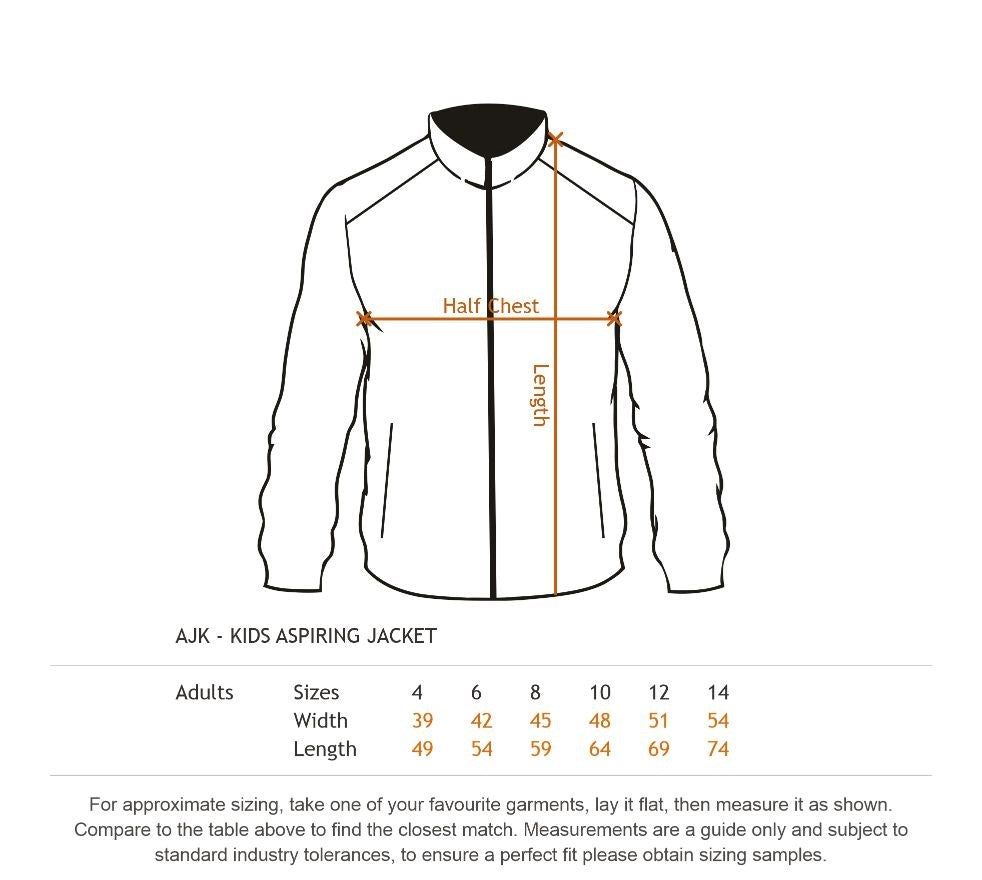CLOKE - Kids Aspiring - Contrast Zip Pulls - AJKZ-1