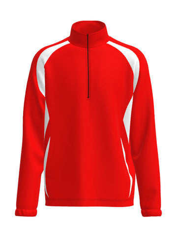 Unisex Adults 1/2 Zip Sports Pull Over Fleece detail