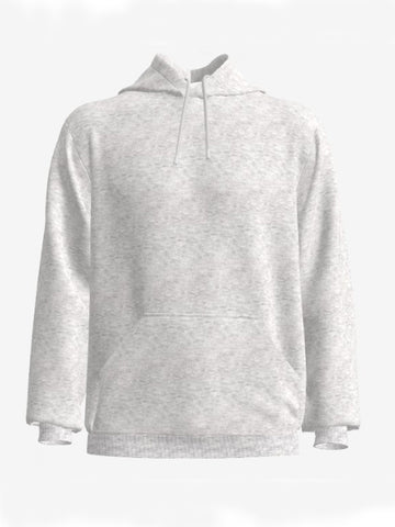 Kids Pull Over Hoodie in Snow Marle