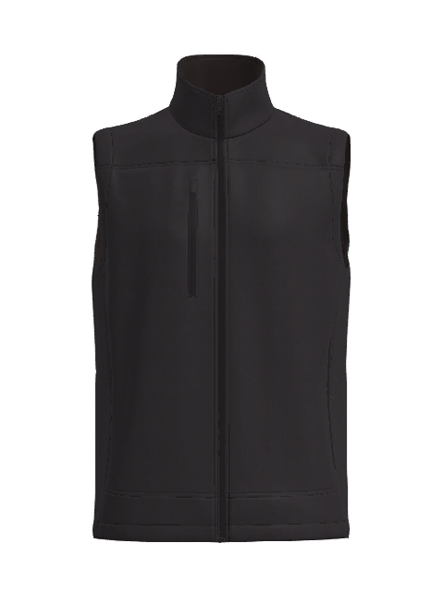 Mens Soft Shell Vest detail