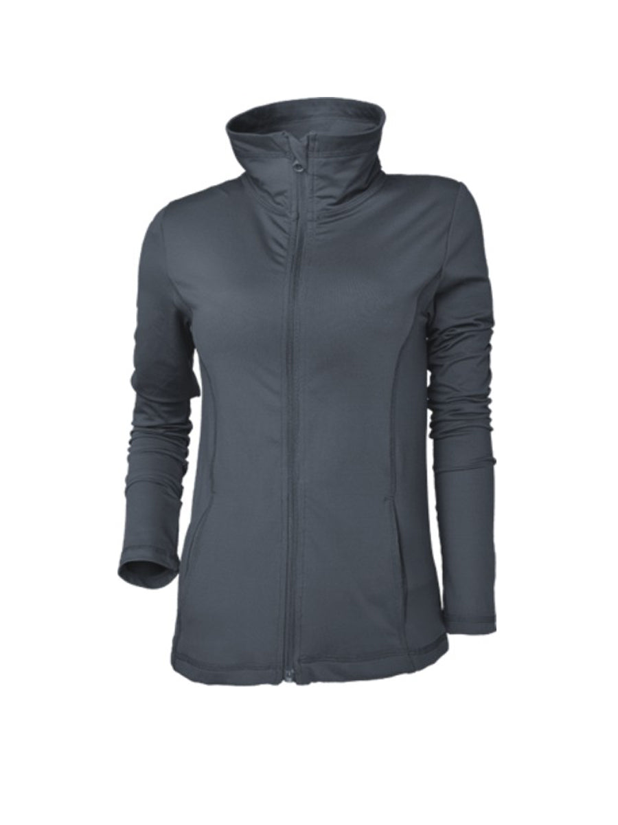 Ladies Yoga Jacket in Charcoal