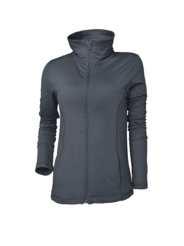 Ladies Yoga Jacket in Charcoal