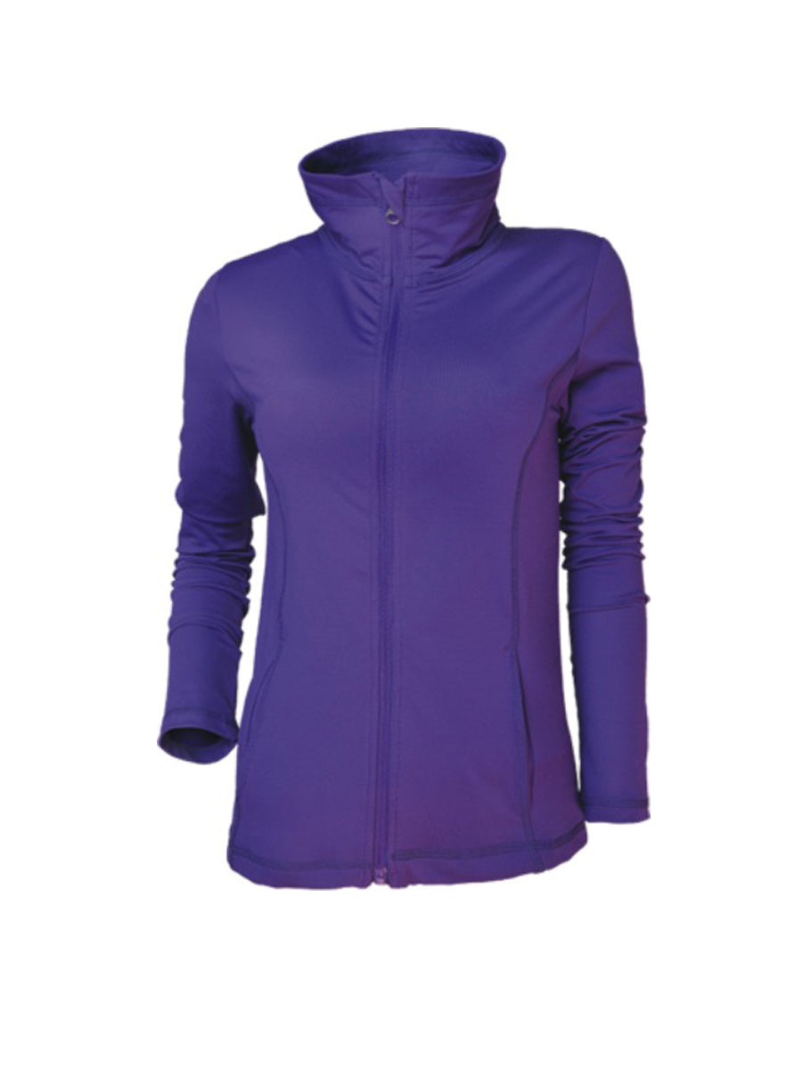 Ladies Yoga Jacket in Purple