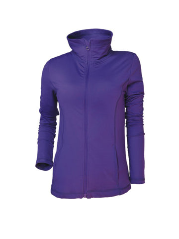 Ladies Yoga Jacket in Purple