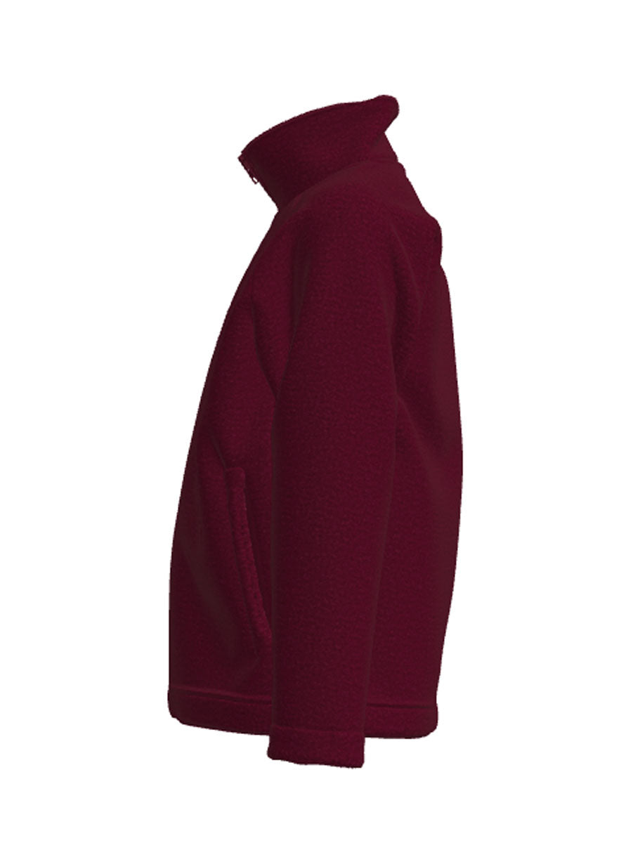Kids Polar Fleece Zip Through Jacket detail
