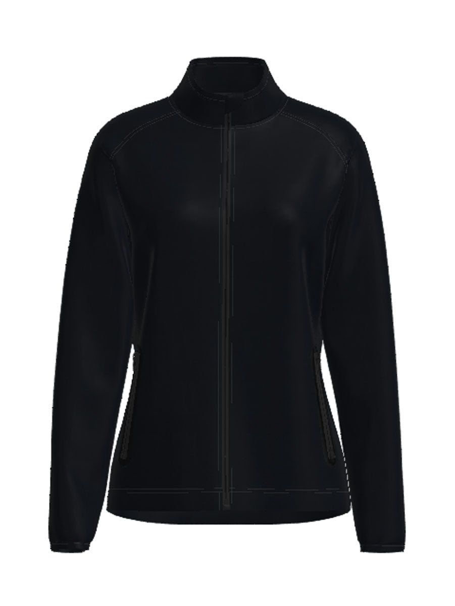 Ladies Light Weight Fleece Zip Through Jacket detail