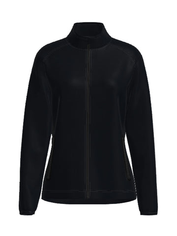 Ladies Light Weight Fleece Zip Through Jacket detail