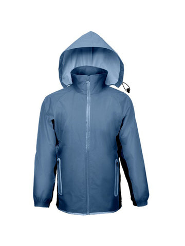 Kids Reflective Wet Weather Jacket in Grey/Black