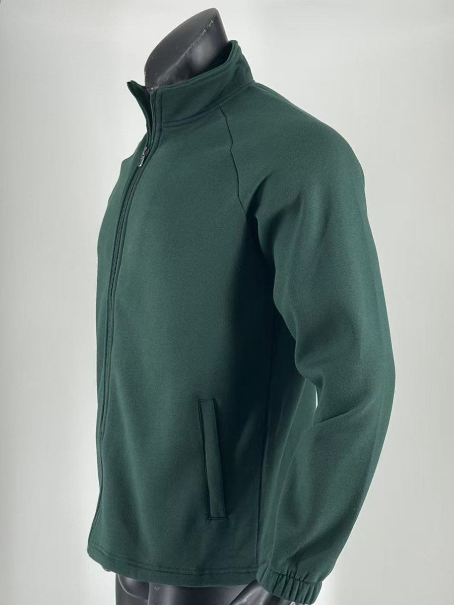 Kids Poly/Cotton Fleece Zip Through Jacket detail