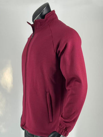 Kids Poly/Cotton Fleece Zip Through Jacket detail