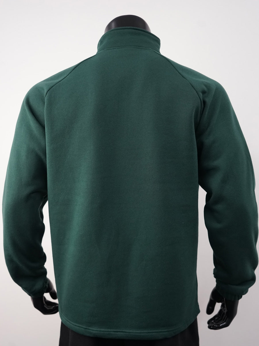 Unisex Adults Poly/Cotton Fleece Zip Through Jacket detail