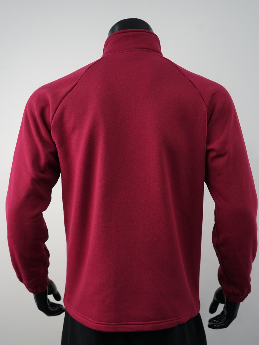 Unisex Adults Poly/Cotton Fleece Zip Through Jacket detail