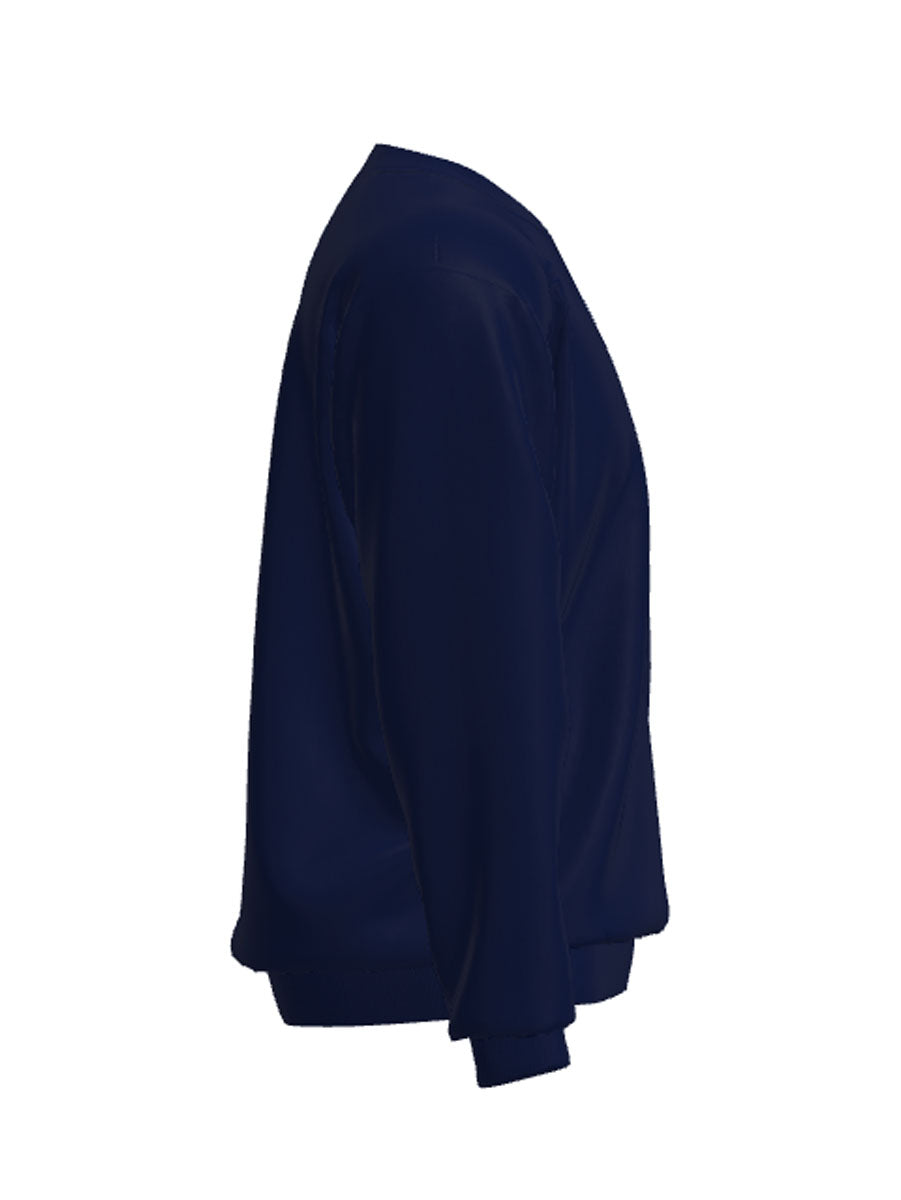 Unisex Adults V Neck Fleece Jumper detail