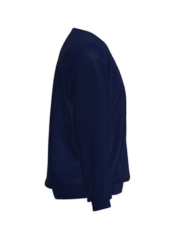 Kids V Neck Fleece Jumper detail