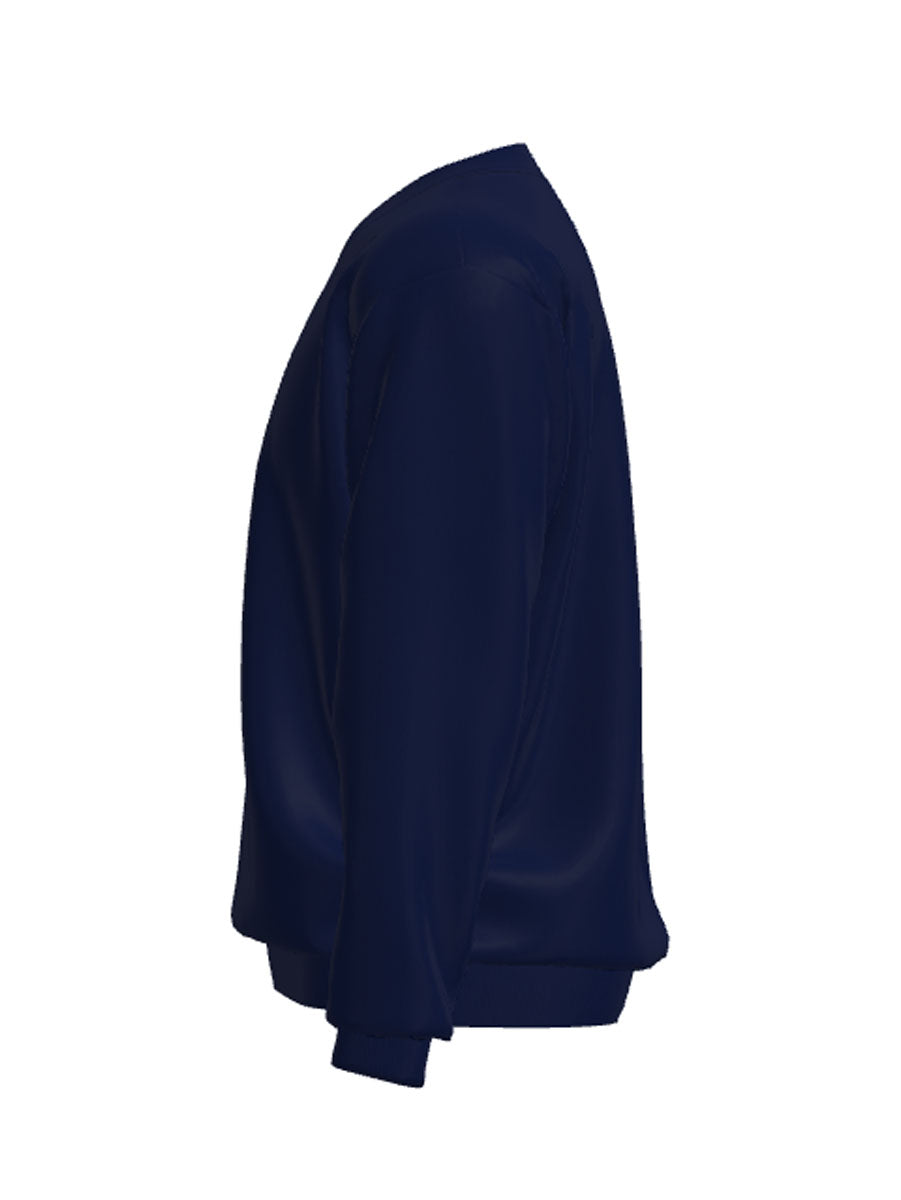 Kids V Neck Fleece Jumper detail