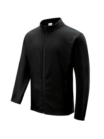 Mens Softshell Jacket with adjustable Cuffs in Black