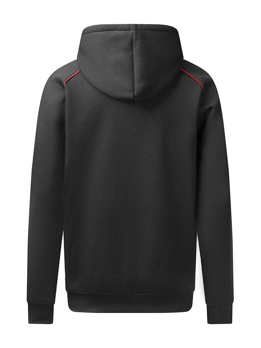 Inner Hood Contrast Fleecy Hoodie detail